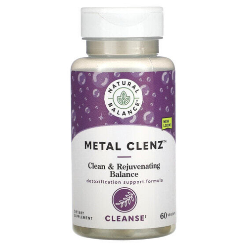 Natural Balance, Metal Clenz`` 60 вегетарианских капсул