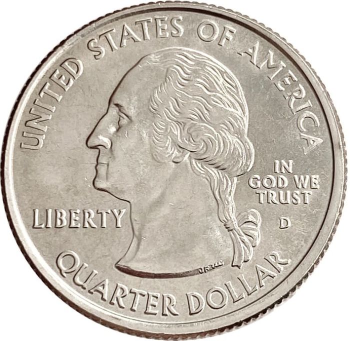 25 центов (1/4 доллара, квотер) 2007 США «Штат Юта» (D)