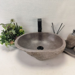 Раковина из речного камня RS-63649 (45*36*16) 0122