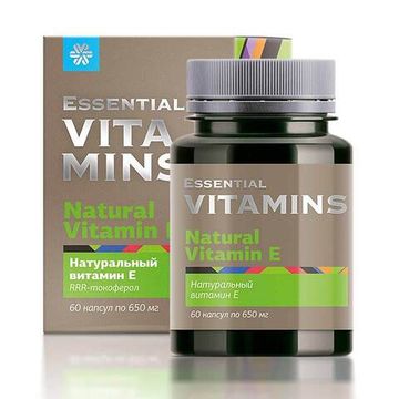 Натуральный витамин Е - Essential Vitamins