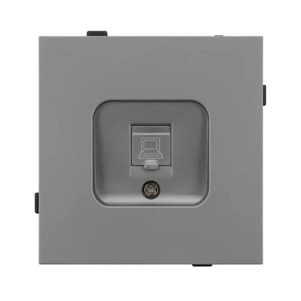 Механизм компьютерной розетки SCT-TENDO-MPC1-PL-GR (RJ-45, CAT6) (Arlight, -) 054105