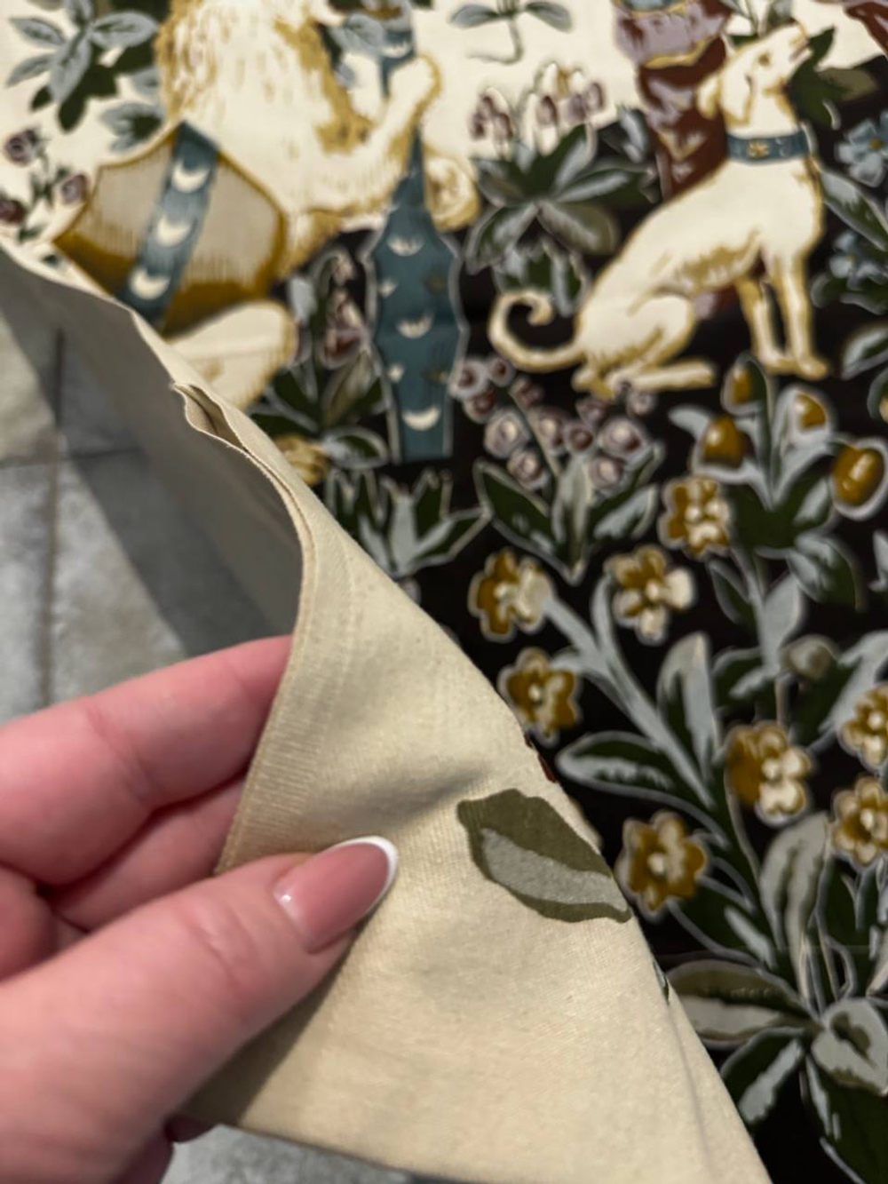 Полотно с единорогом