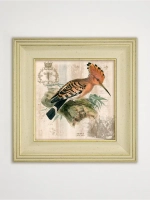 Картина интерьерная на холсте в раме "Птички" 30*30 см