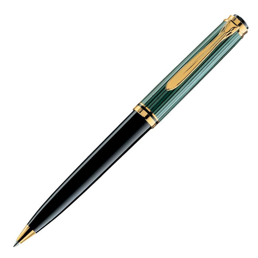 Шариковая ручка Pelikan Souveraen K 800 черный/зеленый GT Mblack (996991)