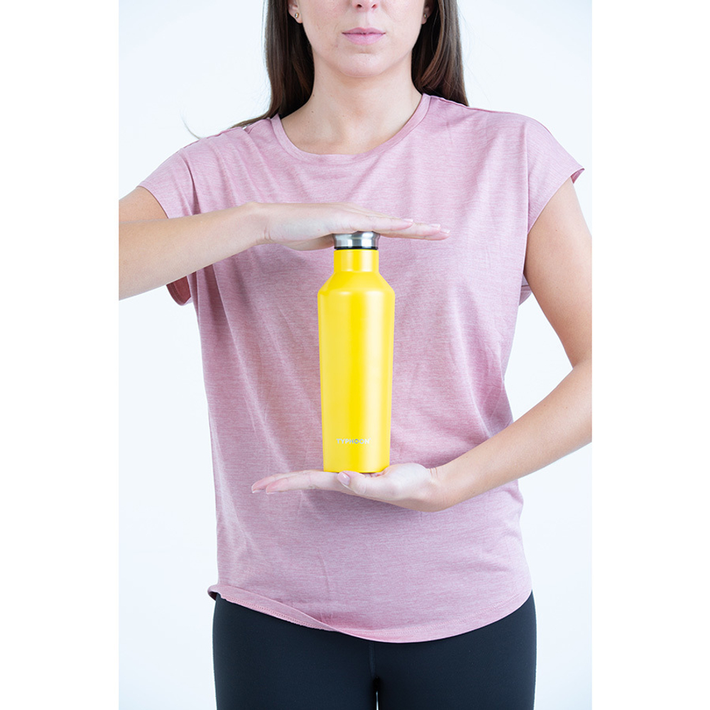 Бутылка 800мл TYPHOON Pure желтая