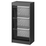 Стеллаж - IKEA TROFAST, 46х30х94 см, серый/темно-серый, ТРУФАСТ ИКЕА