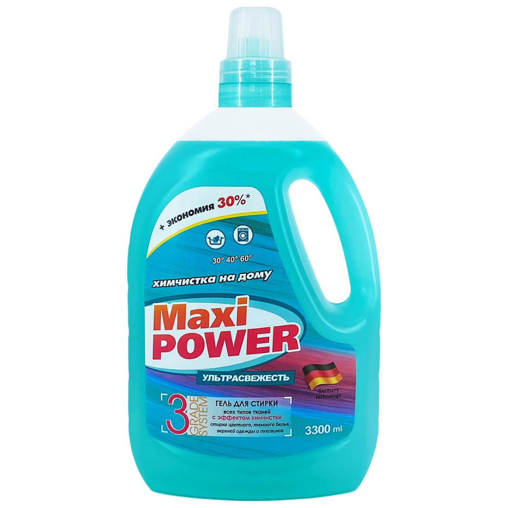 Гель для стирки Maxi Power Ультрасвежесть 3.3 л