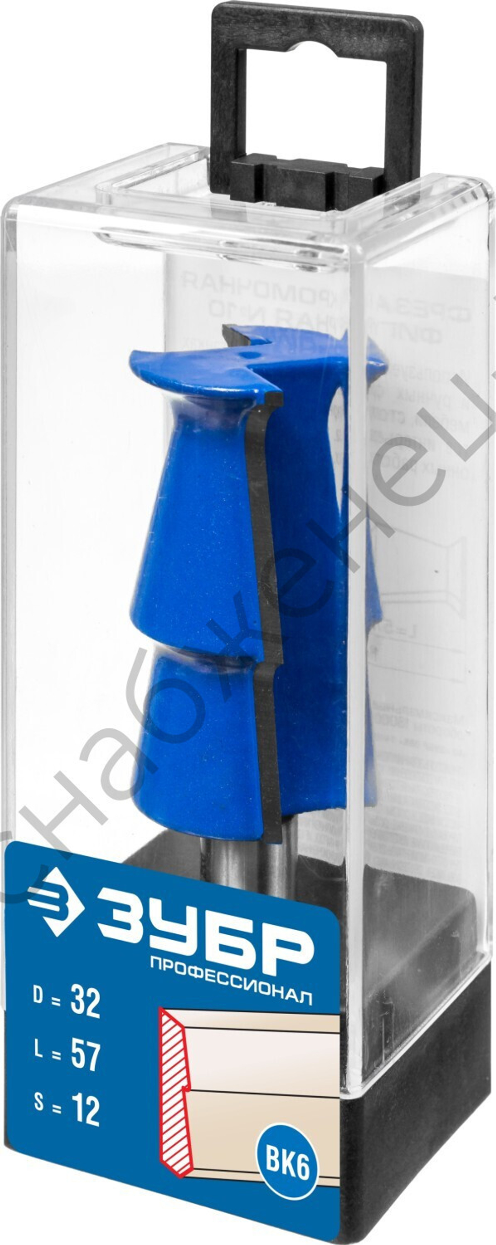 ЗУБР 32x57мм, фреза кромочная фигурная №10