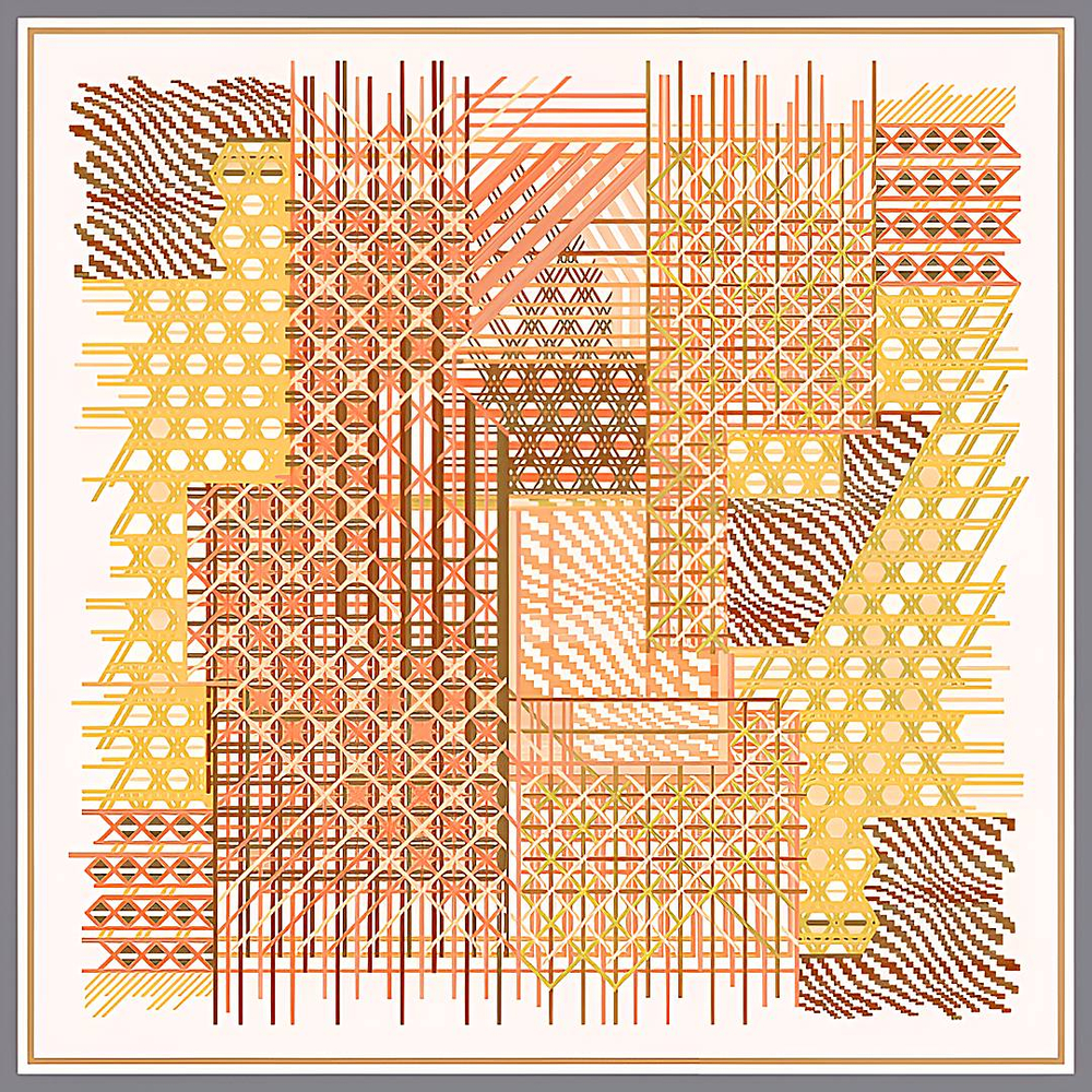 Платок двойной печати 106x106 см AV-BSD1031250422