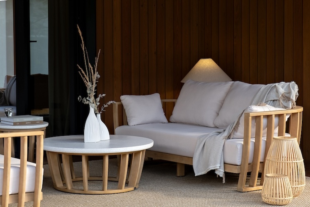 Диванная группа из акации WOODLAND