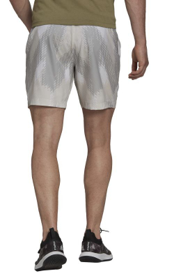 Мужские теннисные шорты Adidas Primeblue 7inch Pinted Shorts - white/grey one
