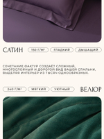 Комплект постельного белья Сатин Velvet Premium с Одеялом VP005
