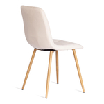 Стул CHILLY (mod. 7094-1) вельвет/металл, 44,5х52,5х86 см, beige (бежевый) HLR2 / натуральный