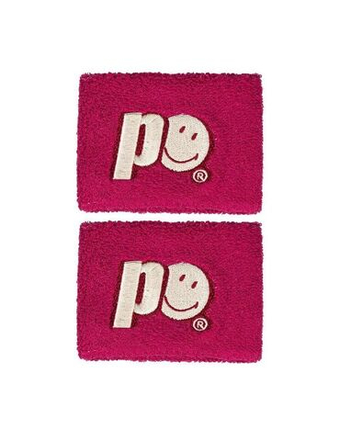 Напульсник теннисный Prince X Smiley Wristband Short 2P - pink raspberry