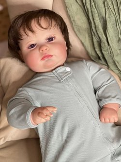 Кукла Реборн мягконабивная 60см в пакете (FA-036A)