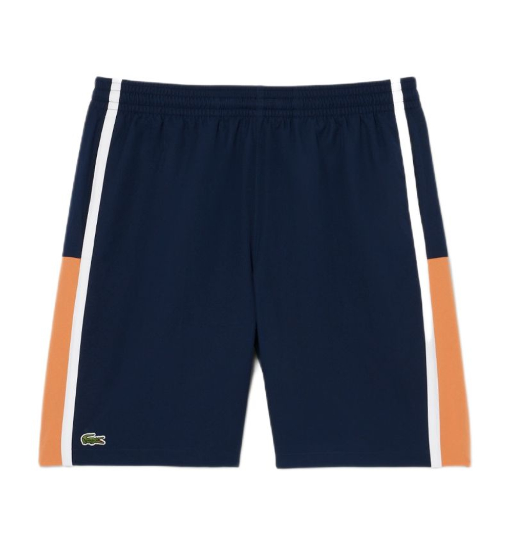 Теннисные шорты Lacoste Sport Colourblock Panels Lightweight - navy blue/blossom/white