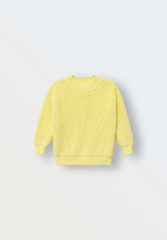 Джемпер вязаный oversize classic (светло-желтый)