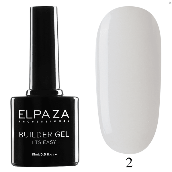 Гель для укрепления двухфазный  Elpaza Builder Gel it’s easy № 02