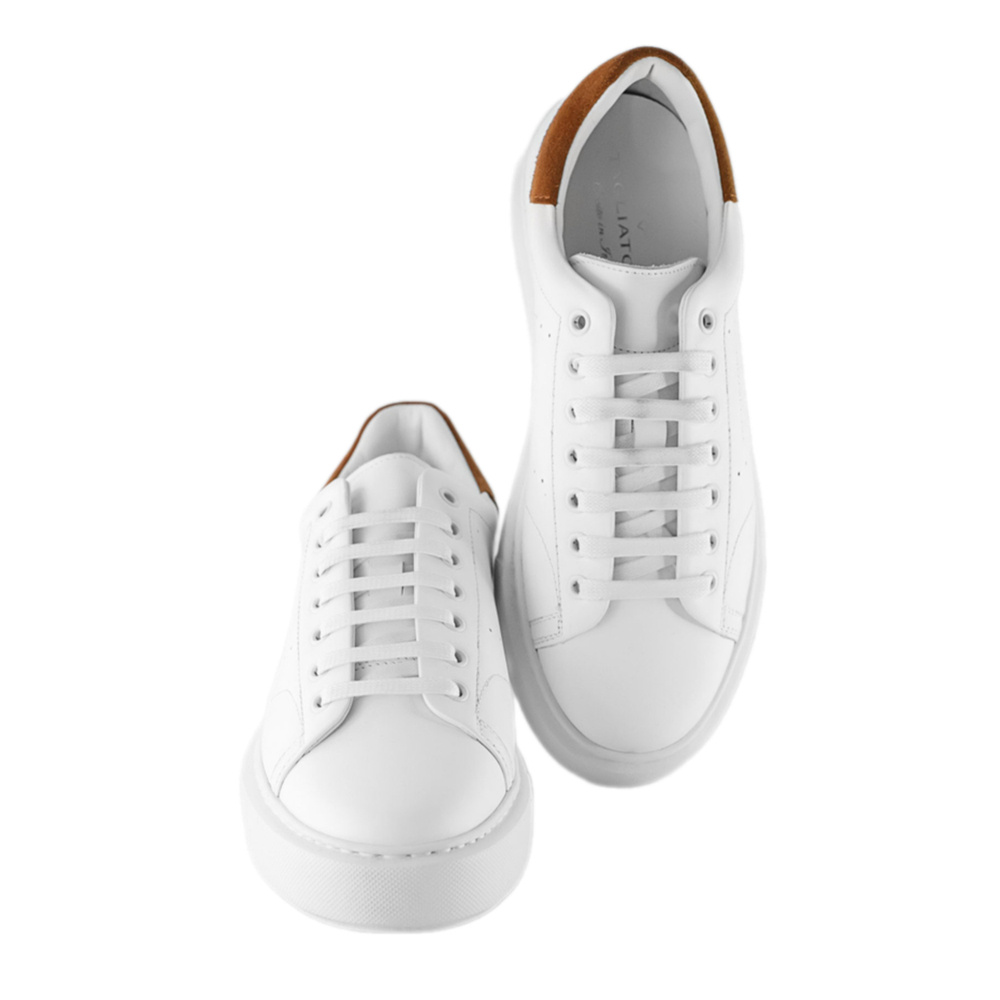 TAGLIATORE кроссовки - белый/коричневый (41.5)