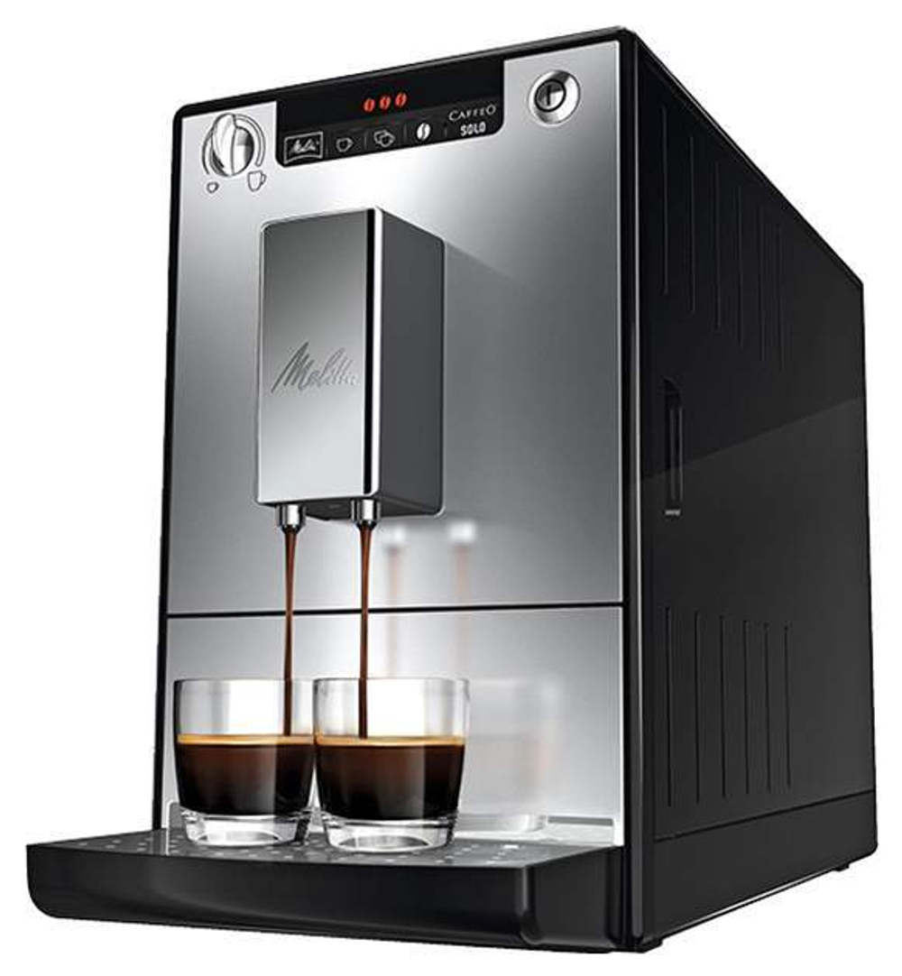 Кофемашина Melitta Caffeo E 950/103 Solo серебристый/чёрный