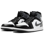 Jordan 1 Mid Black White Iron Grey
