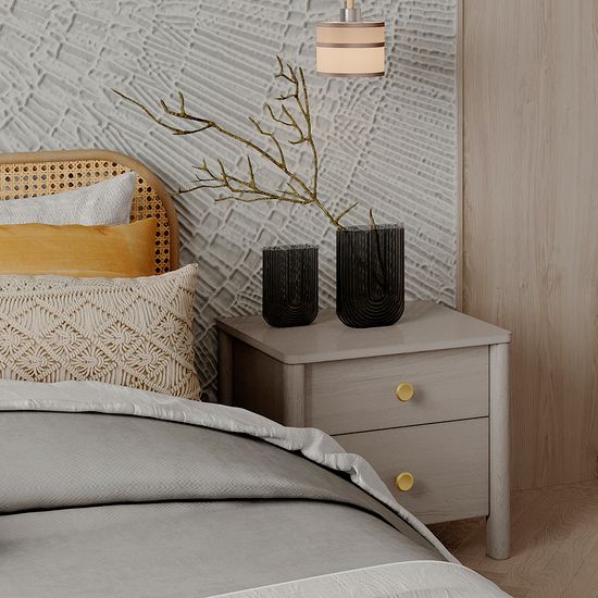 Ваза florenty, 23,5 см, серая