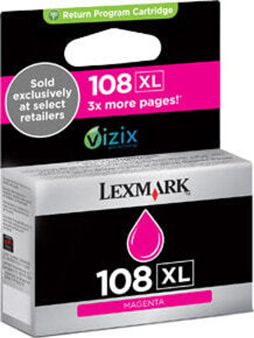 Lexmark 14N1070 струйный картридж 1 шт Подлинный Пурпурный