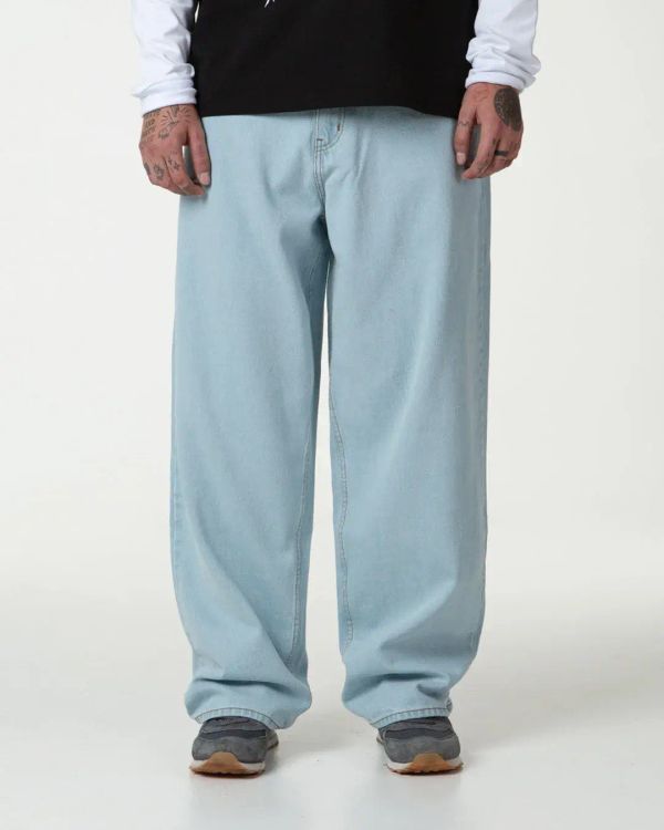 Джинсы Lucky голубые - фото 2