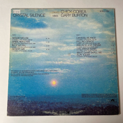 Винтажная виниловая пластинка LP Gary Burton, Chick Corea Crystal Silence (Canada 1977) ECM Records