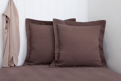 Наволочка декоративная 47х47 Luxberry Vortex молочный шоколад Португалия