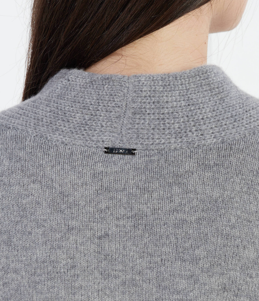 Хлопковый кардиган Liu Jo - серый(MF3030 MS009)