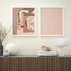 IKEA BILD  (ИКЕА БИЛД)  -  Плакат, Фигуры, 40x50 см
