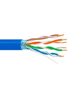 5bites Кабель Express SS5525-305B-BL витая пара SFTP / SOLID / 5E / 24AWG / COPPER / PVC / BLUE / 305M