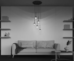 Люстра подвесная Maytoni   MOD521PL-05G