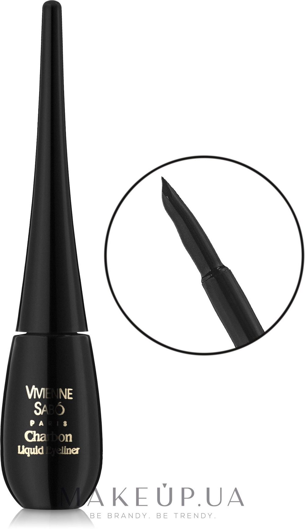 Жидкая подводка для глаз VIVIENNE SABO Charbon Liquid Eyeliner - ЧЕРНАЯ
