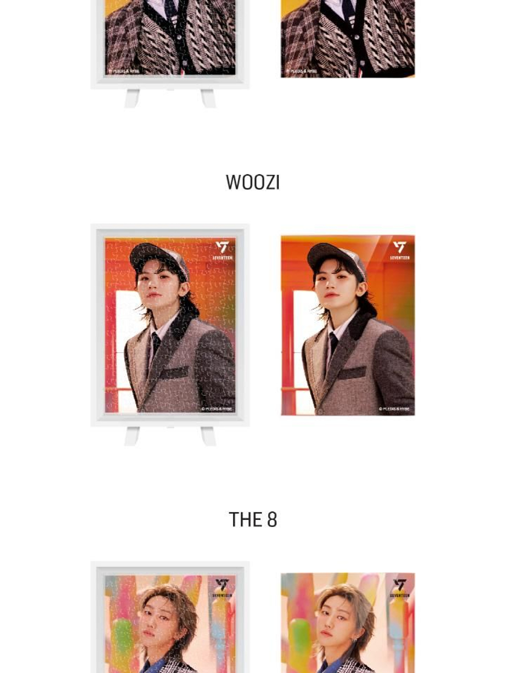 товары SEVENTEEN - 17 IS RIGHT HERE OFFICIAL MD MINI 80pcs STAND PUZZLE