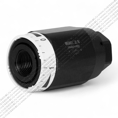 MK8G1.2/V - Дроссель трубного монтажа Ду8 резьба G3/8, обратный клапан - есть