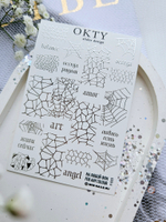Слайдер - дизайн OKTY f-033 комбинированные с фольгой