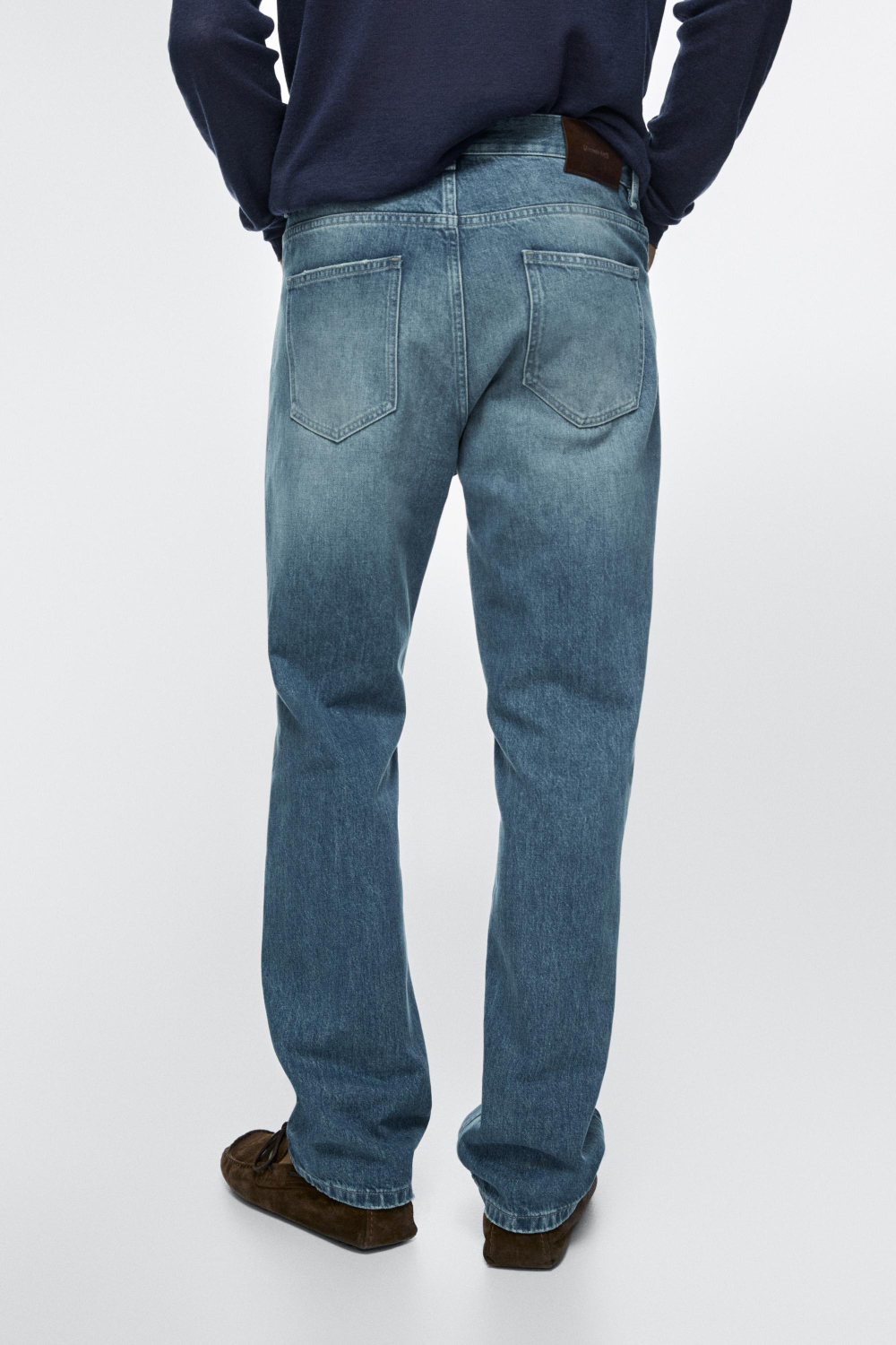 Massimo Dutti Джинсы прямого кроя, индиго