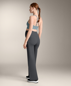 OYSHO Прямые брюки Comfortlux для беременных, серый