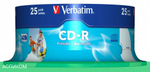 CD-R диск Verbatim AZO Wide Inkjet Printable Spindle 25шт (43439)