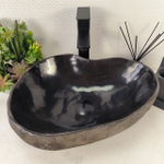 Раковина из речного камня RS-65081 44*34*15 0861