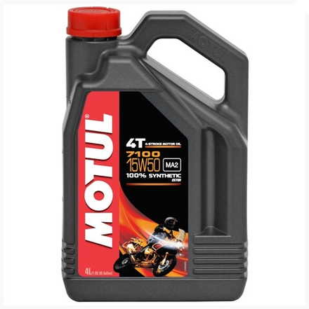Масло 4т 15w50 синт Motul 7100 4 л