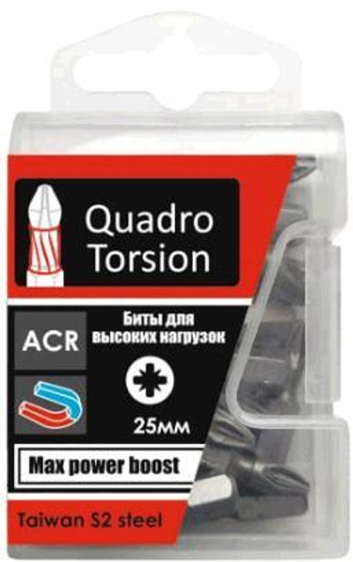 Бита  РZ3* 25 магн. д/больш.нагрузок (уп 10шт) /Quadro Torsion 420325