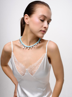 Колье "Rich Blue" Silver