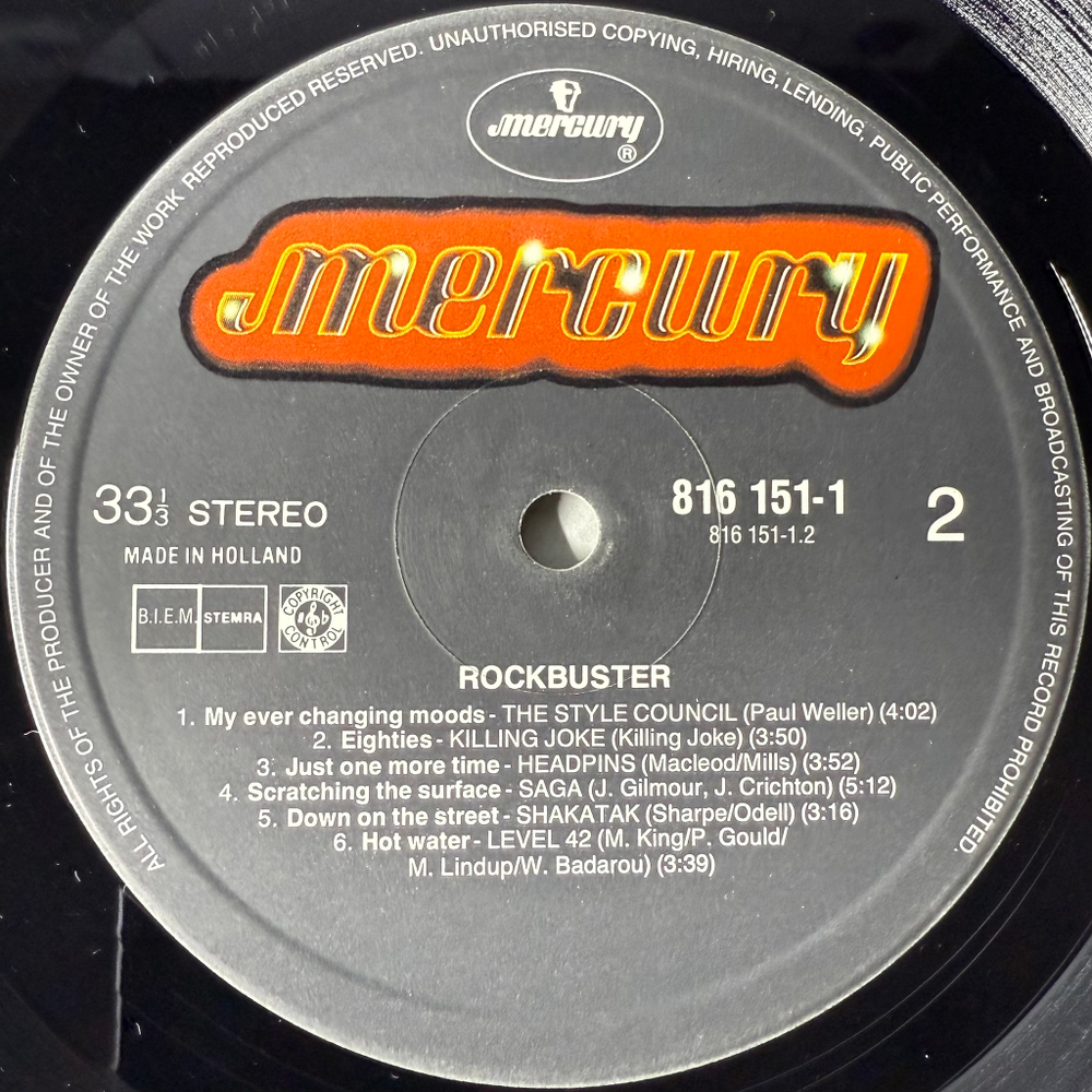 Виниловая пластинка Сборник - Rock-buster LP
