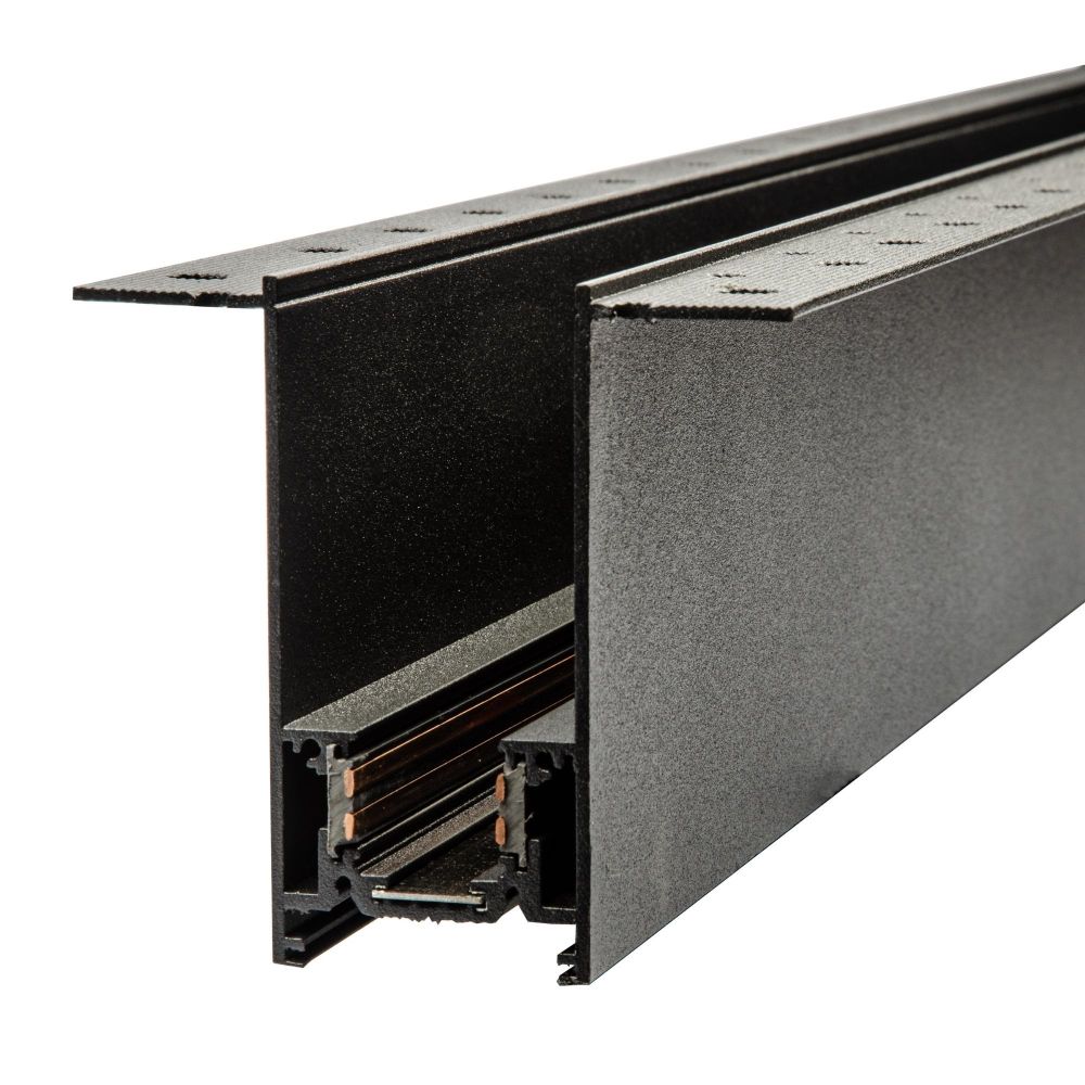 UBX-MMB4-35 BLACK 100 Шинопровод осветительный. магнитный. тип M. 1м. Встраиваемый. Черный. ТМ Uniel