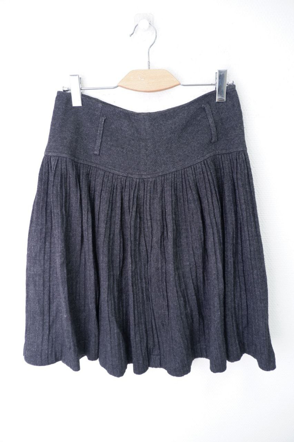 Юбка серая шерстяная 46 размер