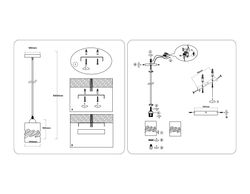 Ambrella Светильник подвесной со стеклянным плафоном Modern Glory TR3409
