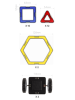 Магнитный конструктор MAGFORMERS Xl cruisers машины 32 дет. (706001)